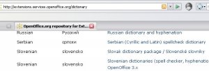 OpenOffice 3 Wörterbücher